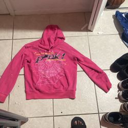 Pink Spider Hoodie