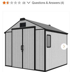 Outdoor Plastic Storage Shed