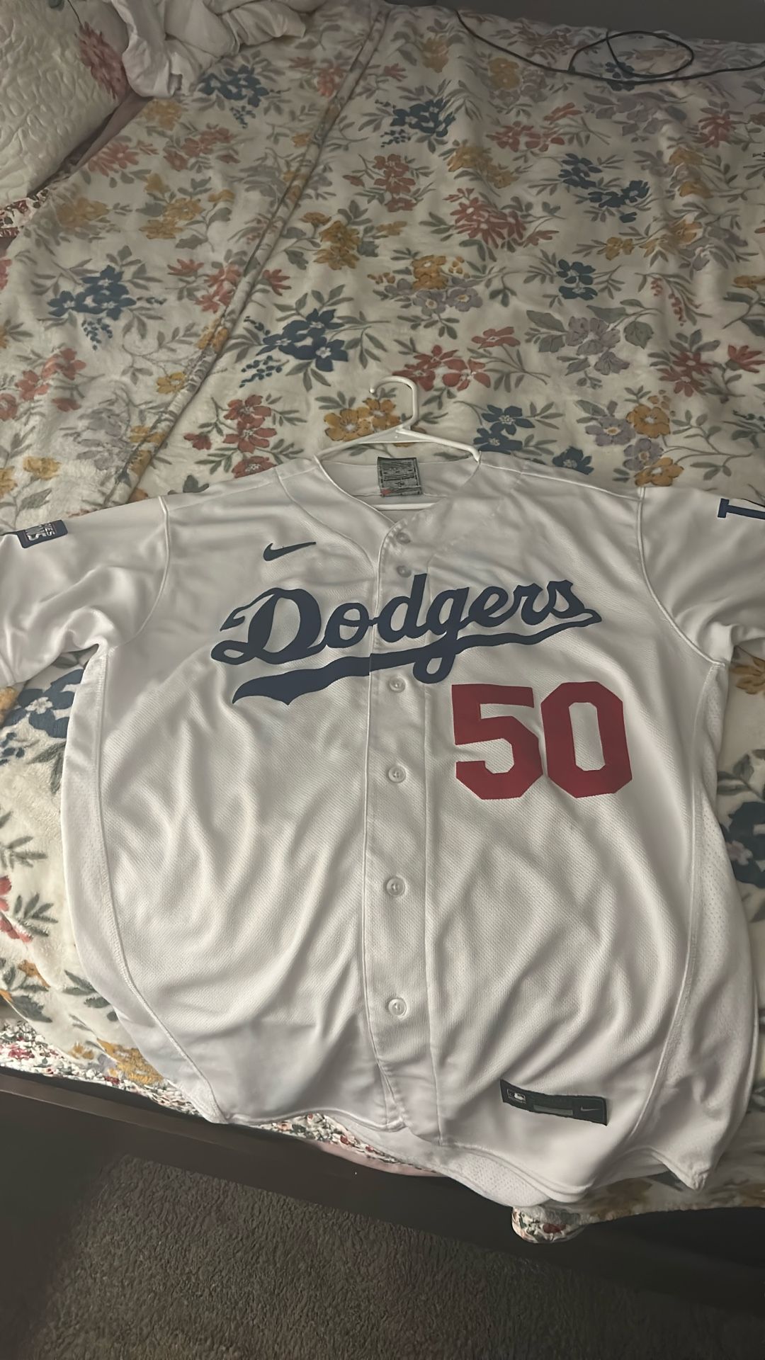 Authentic Mookie Betts Dodger Jersey 2020 World Series