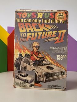 Back to The Future Metal Sign
