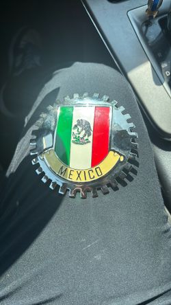 Mexican Badge For Car Grill Etc  Lowriders Vw Big Bus Chevy Ford  