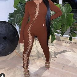 Body Suit With Chain