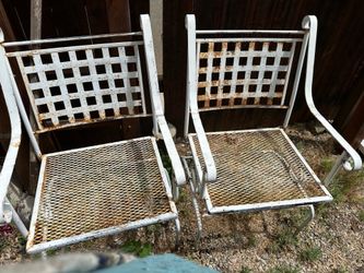 Wrought iron rocking