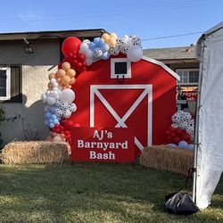 Wooden Barn Backdrop 