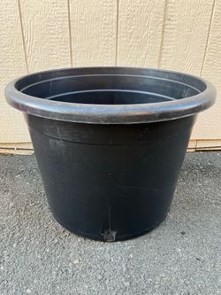 25-Gallon Black Planters – $10 Each or 3 for $20