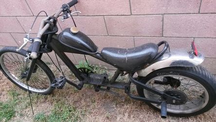 OCC Schwinn chopper with gas tank and motor mount for 80cc