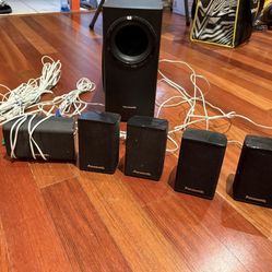 ON SALE Panasonic/Blueray 6 Speakers With Free Blue Ray Player