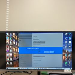 Samsung 34” Inch Gaming Monitor! Adapter Included