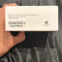 Apple AirPods Pro 3rd Generation 