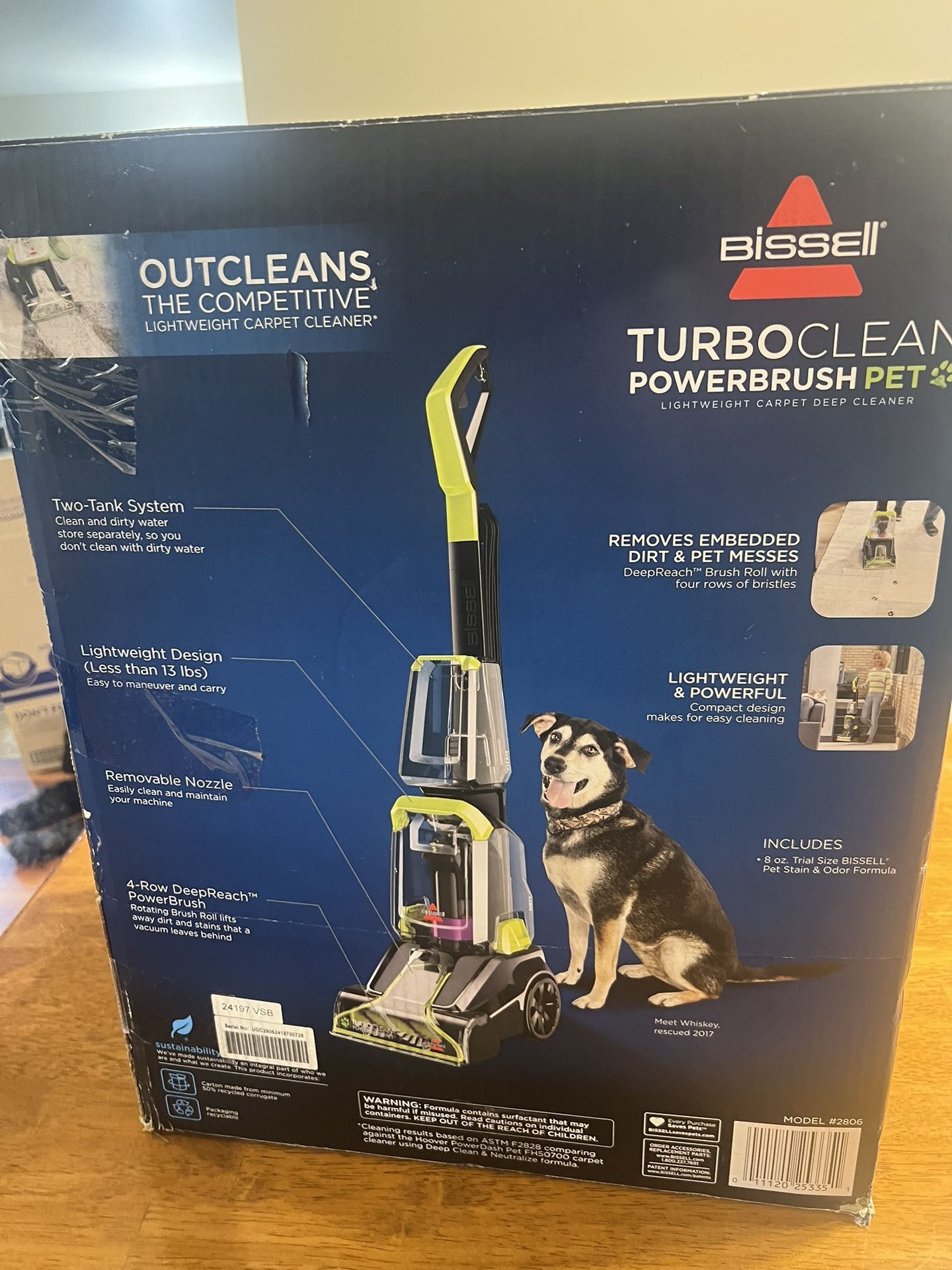 Turbo Pet Power Brush Carpet Cleaner