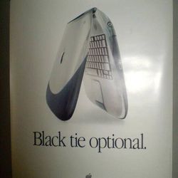 Apple Graphite 1999 iBook “Black Tie Optional” Poster
