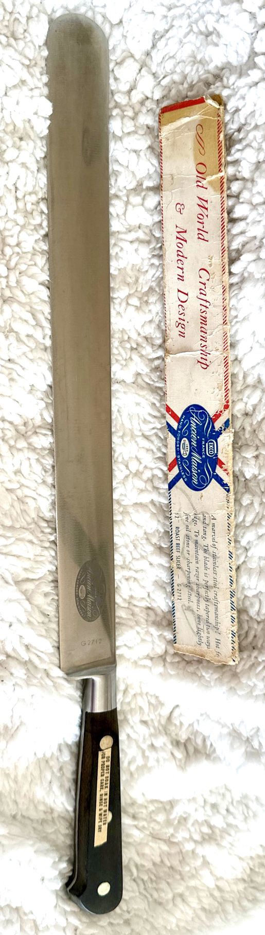 Ekco 7 3/4 Icing Knife Cake Spatula Spreader Stainless Vintage