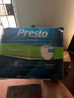 Presto Adult Diapers/ medium