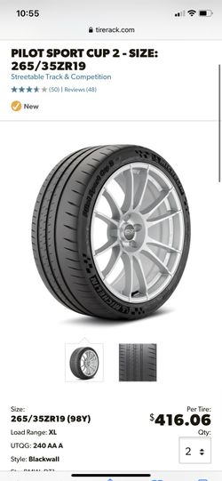 265/30/19 Michelin sport pilot cup 2