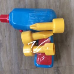 Toy Drill with 3-drill bits