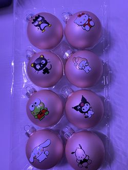 Sanrio Hello Kitty Christmas Ornaments Pink !! 