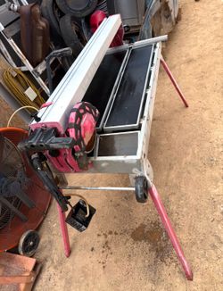 Goldblatt G02774 36” Bridge Wet Tile Saw- 8” blade