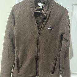 Patagonia Brown Fleece Jacket size S