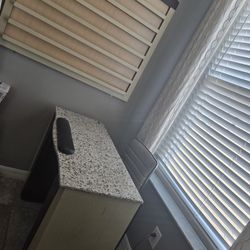 Manicure Table ,chair and nail polish rack