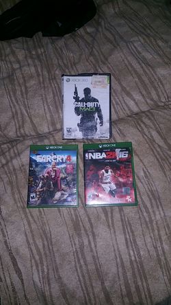 Xbox one and 360 games