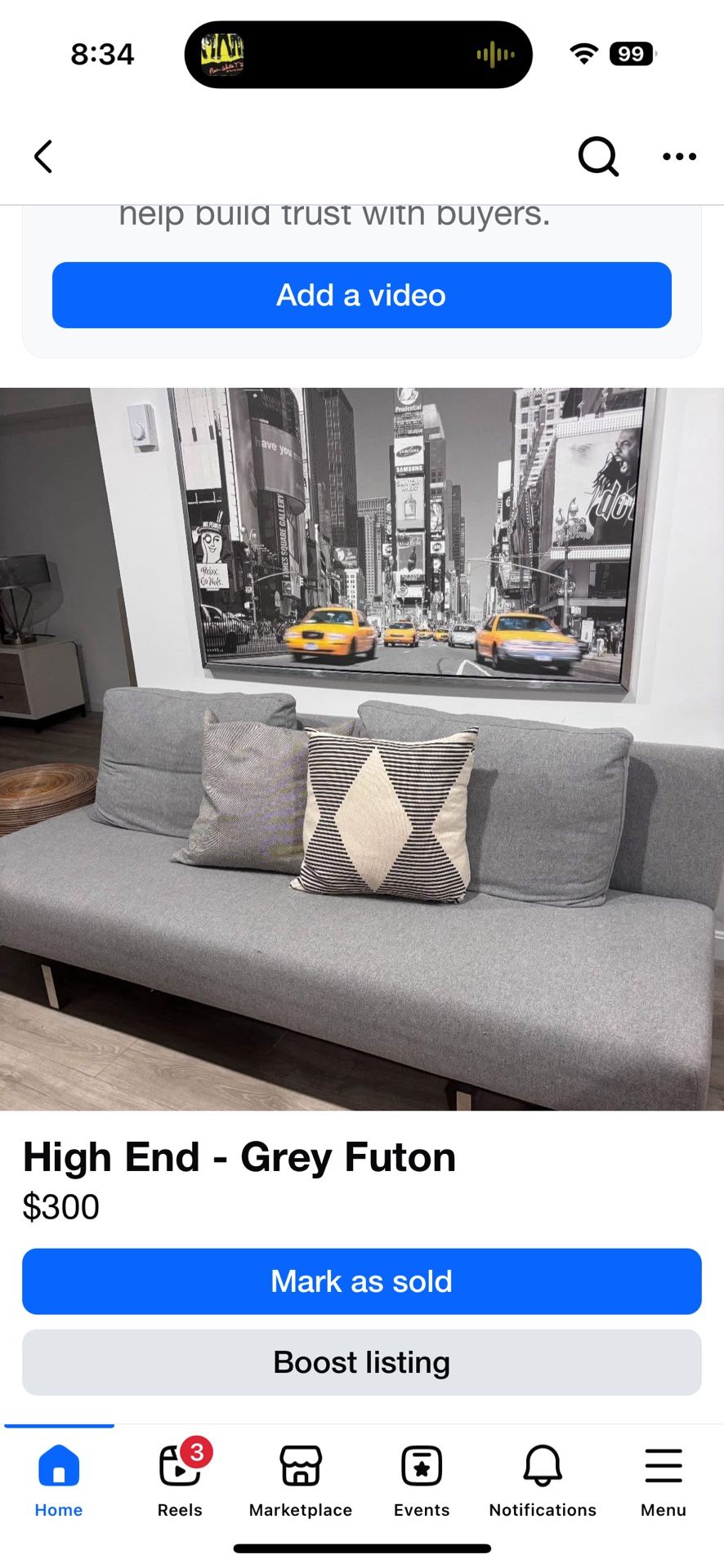 High End futon
