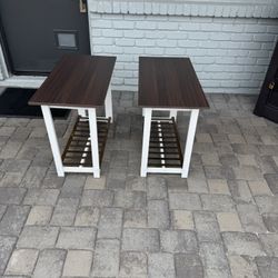 Farmhouse Style End Tables 