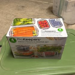 Tupperware Pro keepers Fresh Produce Keeper Set