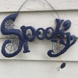 Halloween Spooky Sign