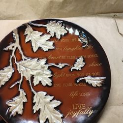 Seasonal Decor Grassland Road 8" Plate $10