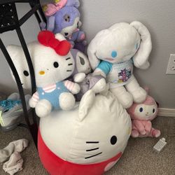 Hello Kitty Plushies 
