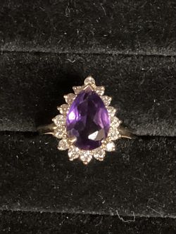 Purple Stone Ring