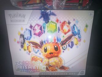 Sealed Pokémon Scarlet & Violet Prismatic Evolutions Elite Trainer Box