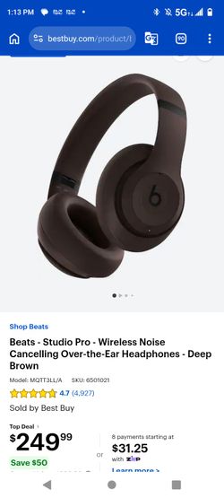 Beats studio pro brown edition