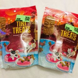 2 Tiki Treats Pineapple Pork Dog Treats 5 Oz For Each