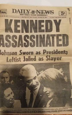 Original Kennedy News Paper 