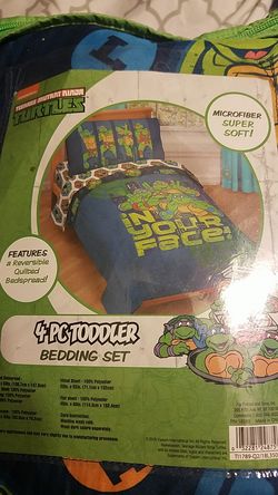Ninja turtles bedding set