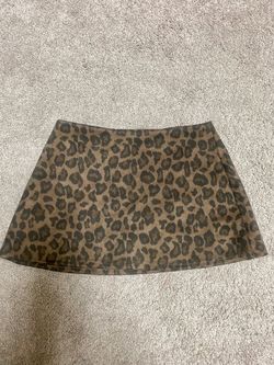 Mini cheetah skirt