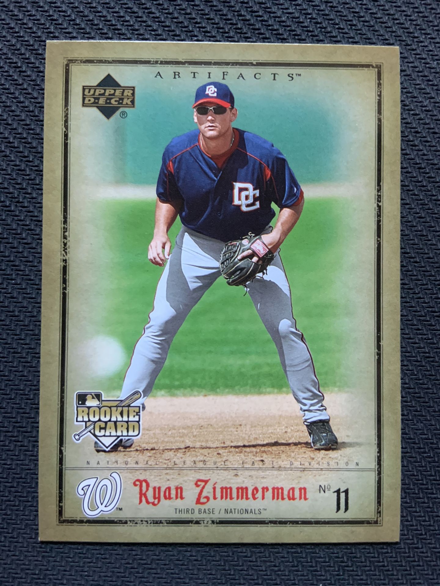 2006 Upper Deck Artifacts Rookie Card Ryan Zimmerman