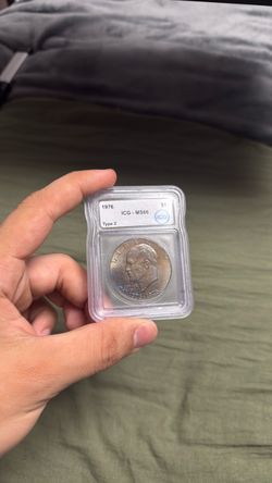 1976 Eisenhower Dollar ICG MS66 Type 2