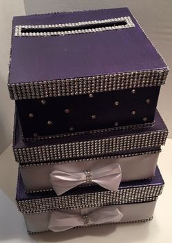 Wedding gift card box