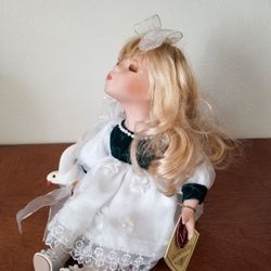 Vintage Wind Up Musical Doll