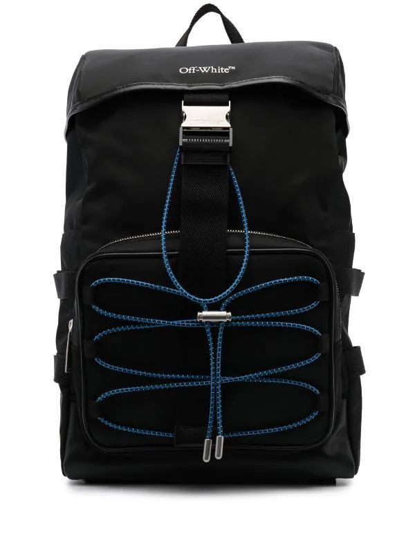 Off-White Courrie Flap drawstring backpack For Men 