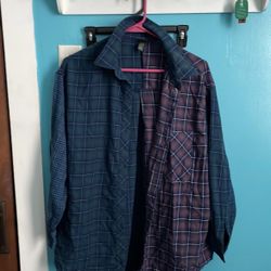 Blue And Purple Flannel 