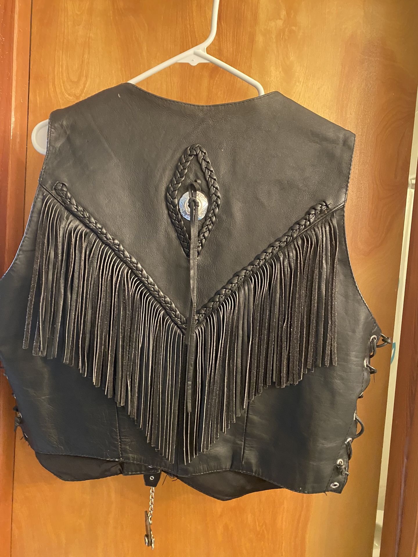 Women’s Xl Leather Vest