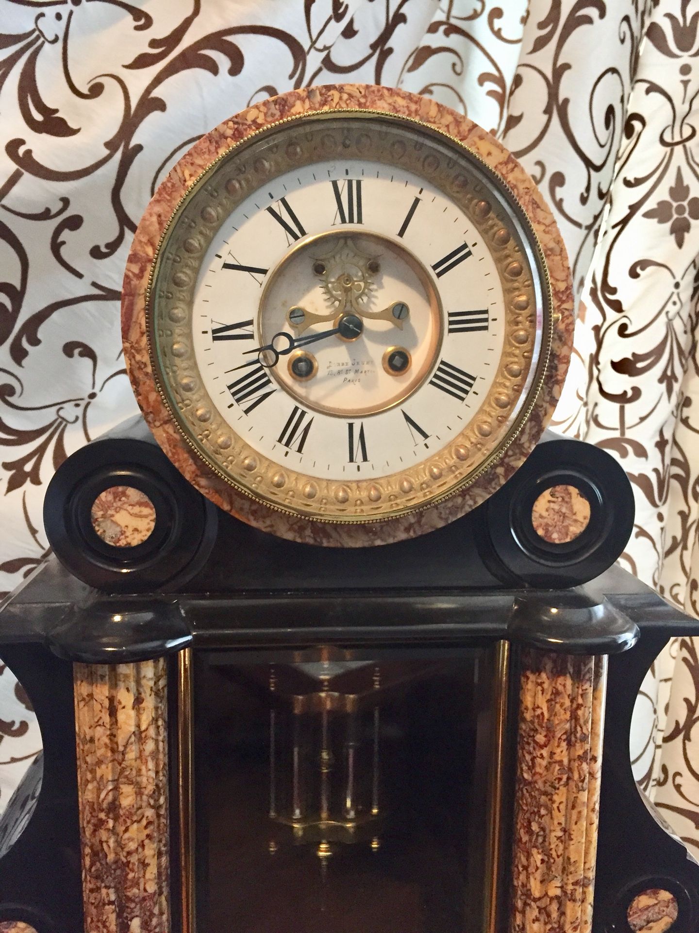 Antique Mantel Marble clock