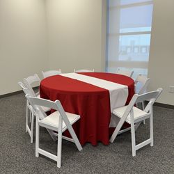 Chairs, Tables, Canopies, Draping, Jumepers, More