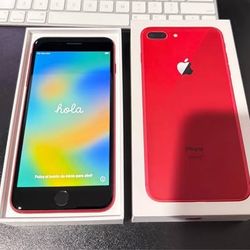 Unlocked Apple iPhone 8plus (Red) 