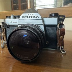 Pentax K-1000 Film Camera (w/strap)