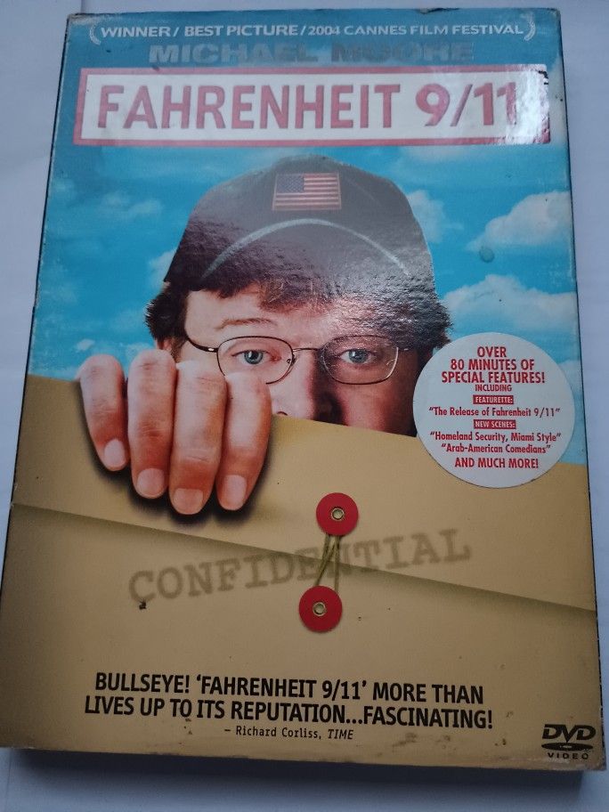 Fahrenheit 9/11 Michael Moore September 11th 2001 DVD