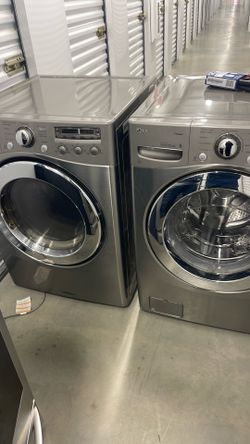 LG steam washer and steam gas dryer perfectly working